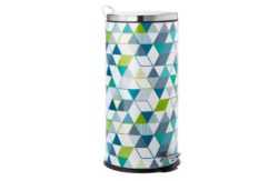 ColourMatch 30 Litre Pedal Bin - Geometric